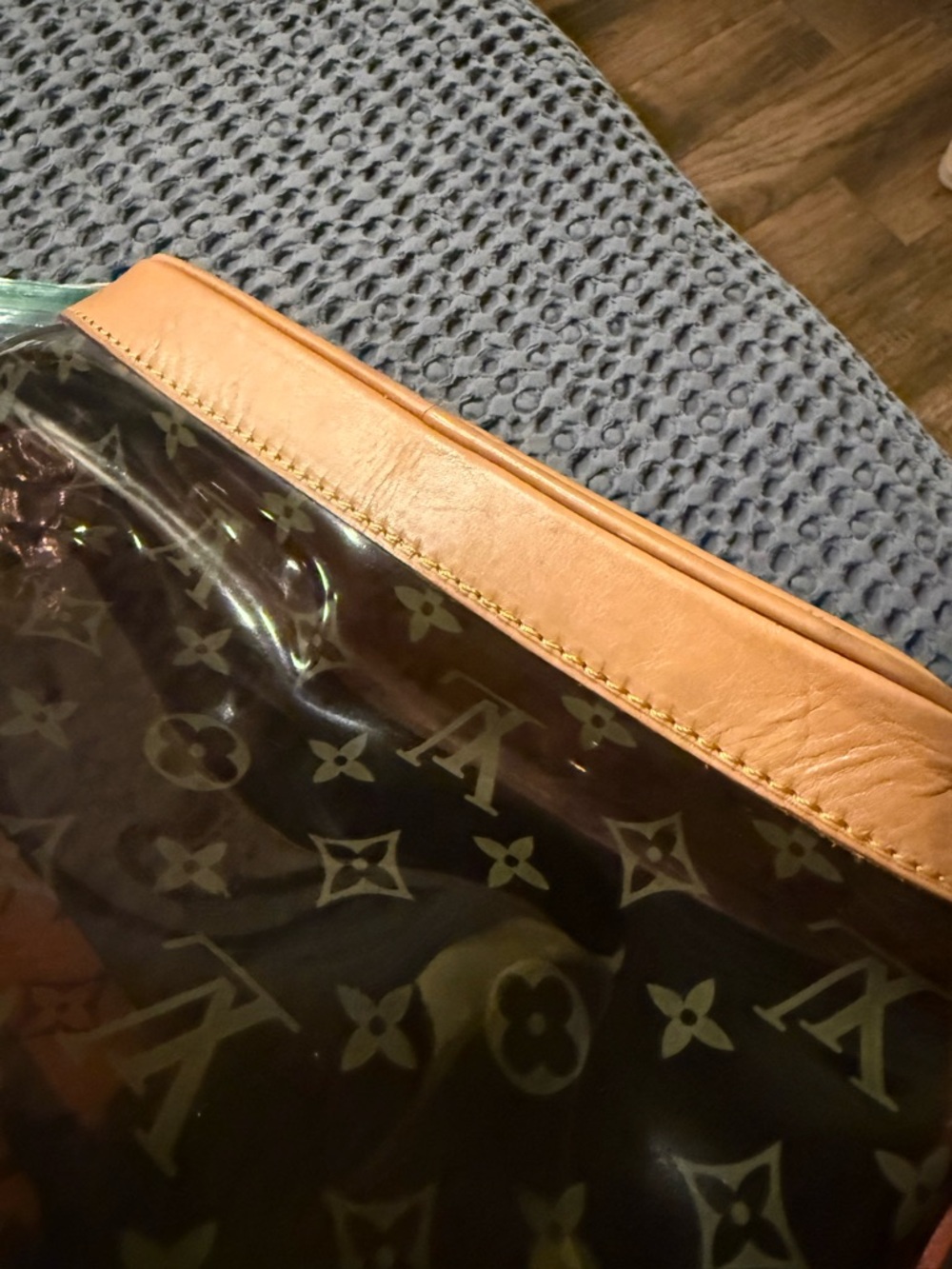 Louis Vuitton Monogram Vinyl Cabas Ambre PM Tote Bag - Picture 7 of 12